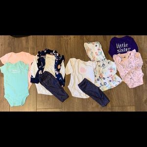 🎀Carters baby girl bundle 📦 3months 🆕 EUC